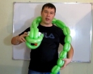Змея (удав) из шаров для моделирования (ШДМ)