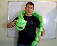 Змея (удав) из шаров для моделирования (ШДМ)